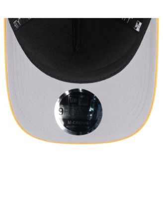 Men's Black/Yellow Pittsburgh Steelers 2025 NFL Draft 9FORTY A-Frame M-Crown Adjustable Hat