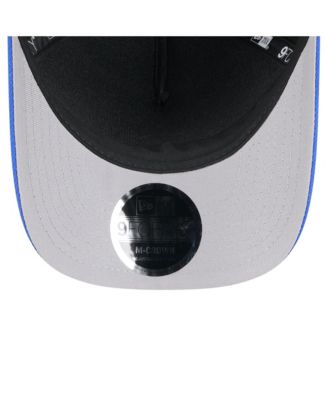 Men's Black/Royal Los Angeles Rams 2025 NFL Draft 9FORTY A-Frame M-Crown Adjustable Hat