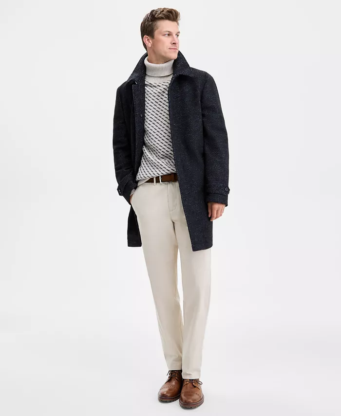 Men Modern Fit Car Coat