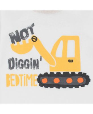 Baby Boys Snug Fit Cotton Pajama Set, 4-Piece