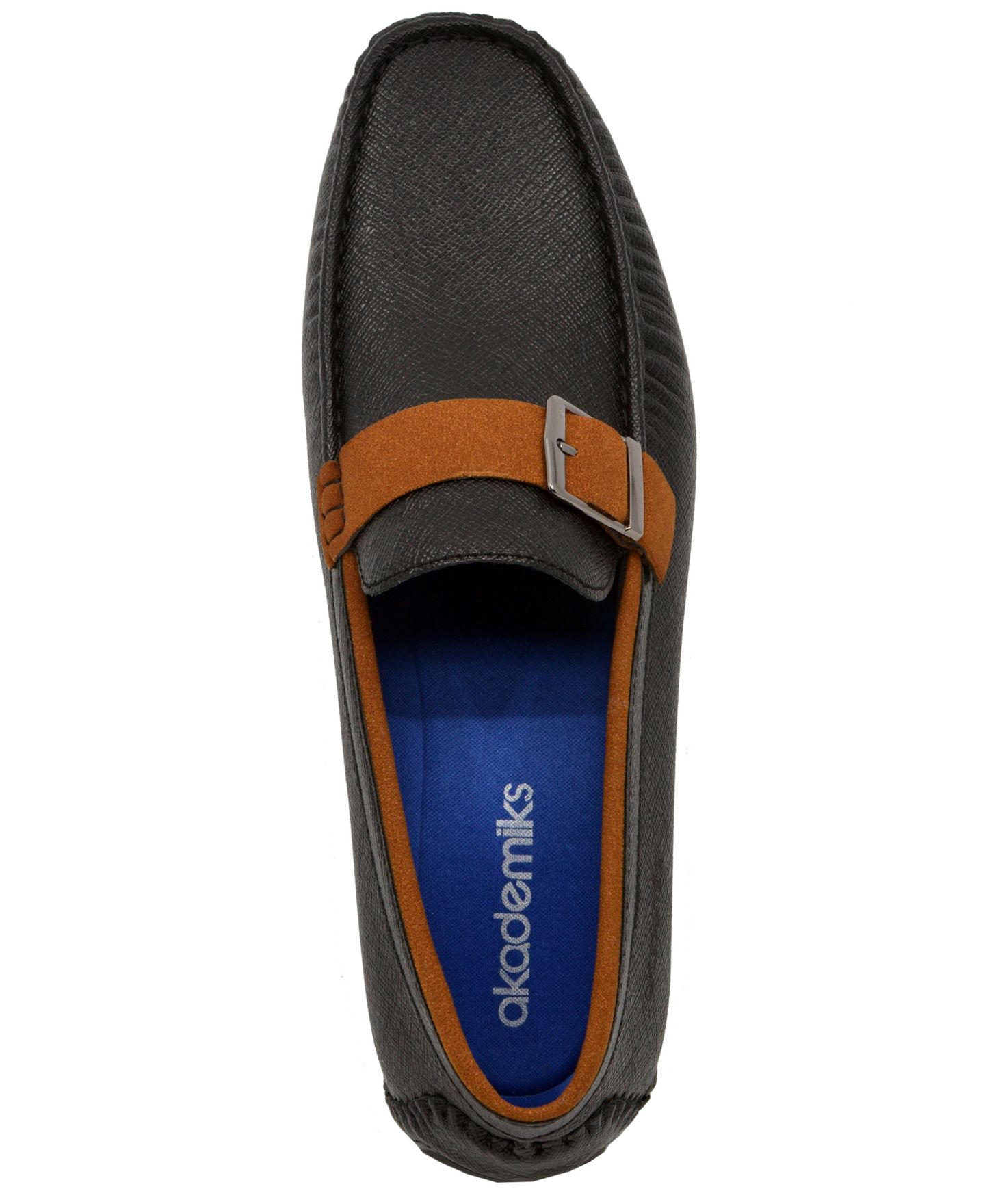 Мужские туфли Akademiks Dover Slip On Driving, цвет: Чёрный — фото 4