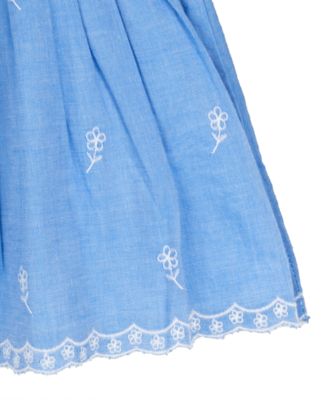 Baby Girls Smocked Eyelet Dress 
