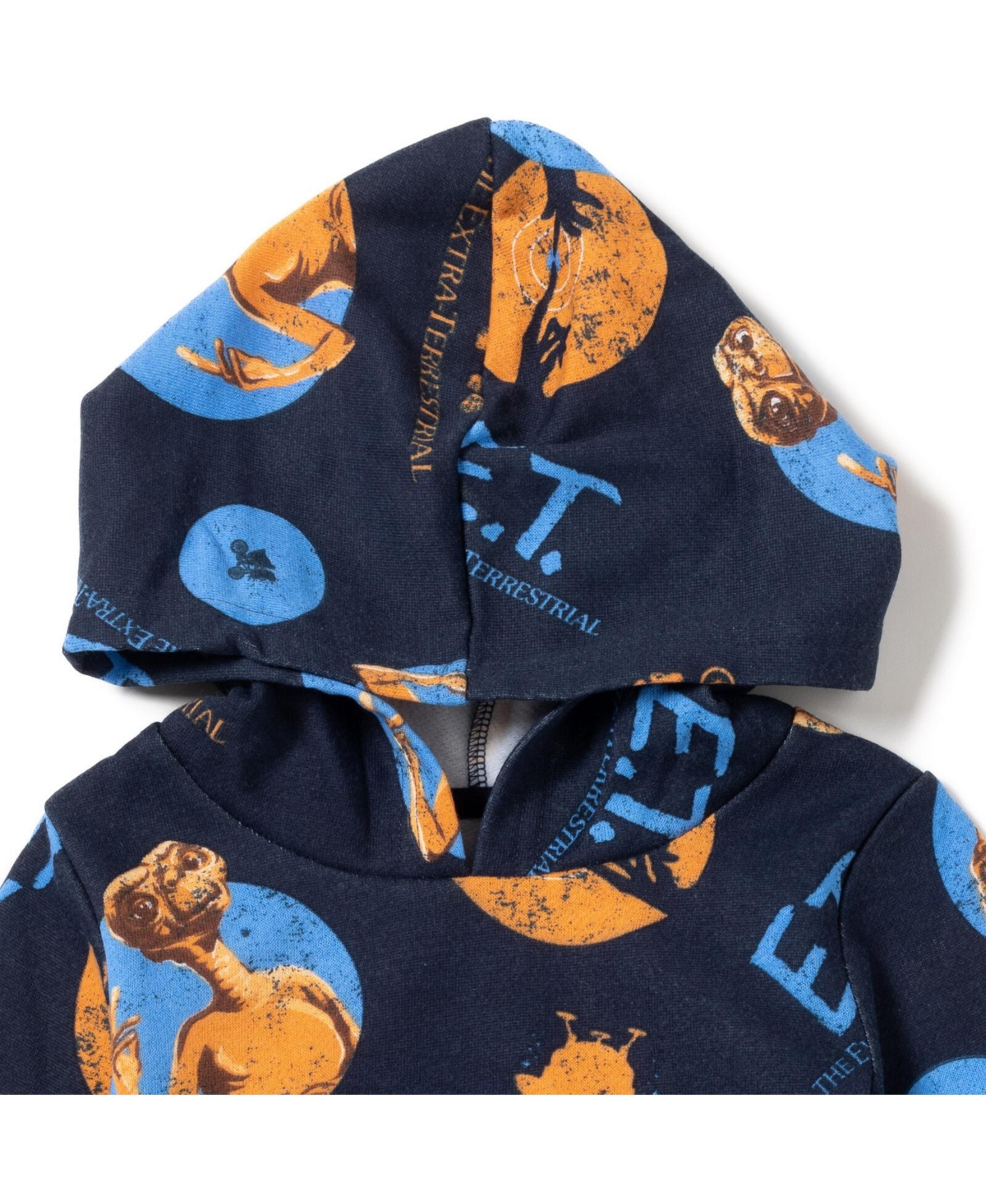 E.t. the Extra-Terrestrial Toddler Boys Et Toddler/child French Terry Pullover Hoodie and Pants Outfit Set Blue