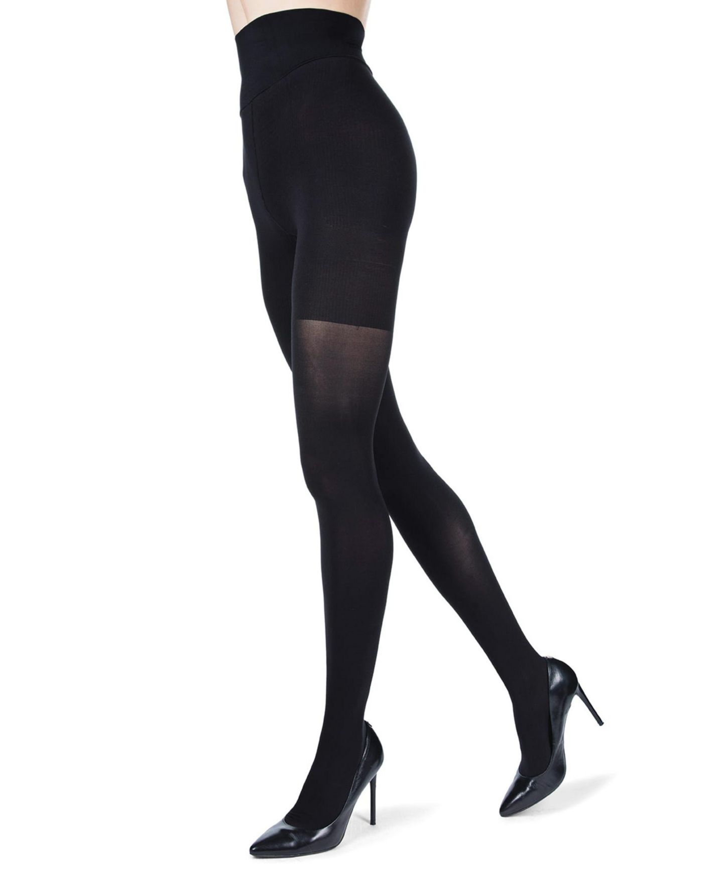 Женские колготки MeMoi Killer Figure Control Top Shaping Tights MST-900, цвет: Чёрный — фото 1