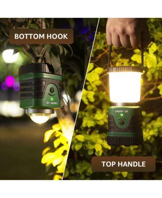 1000LM LED Camping Lantern Rechargeable, 4400mAh Power Bank, Camping Essential with 4 Light Modes, IP44 Waterproof Lantern Flashlight for Hurricane Emergency, Hiking, USB Cable Included
