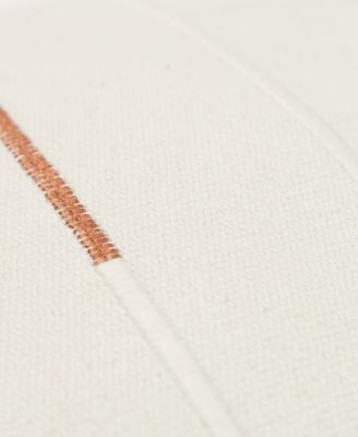 Glam Striped Woven Decorative Pillow, 20" x 20"