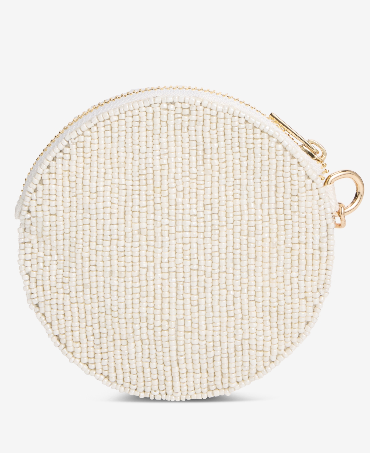 On 34th Hand Beaded Round Coin Purse, Exclusively At Macy's In Yellow
