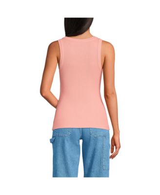 Women's Drapey Rib Fitted Tank Top