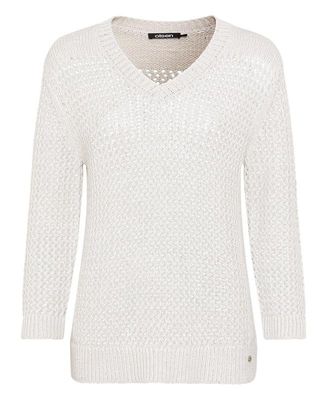 Women's Open Knit Sparkle Pullover
