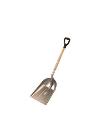 Bon 84-700 Scoop Shovel - Aluminum 14-1/2-inch X 17-3/4-inch - 29-inch D Wood Handle