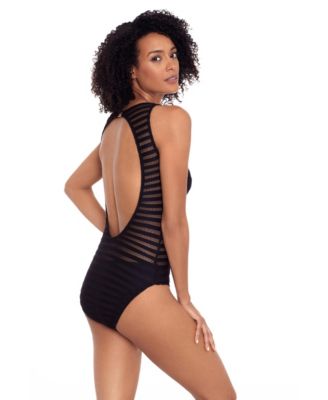 Women's Boatneck One Piece Swimsuit