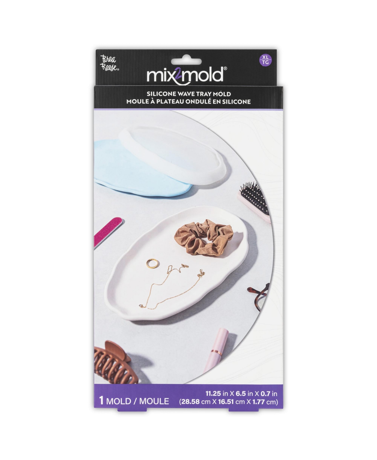 Mix2Mold: Silicone Mold - Wave Tray