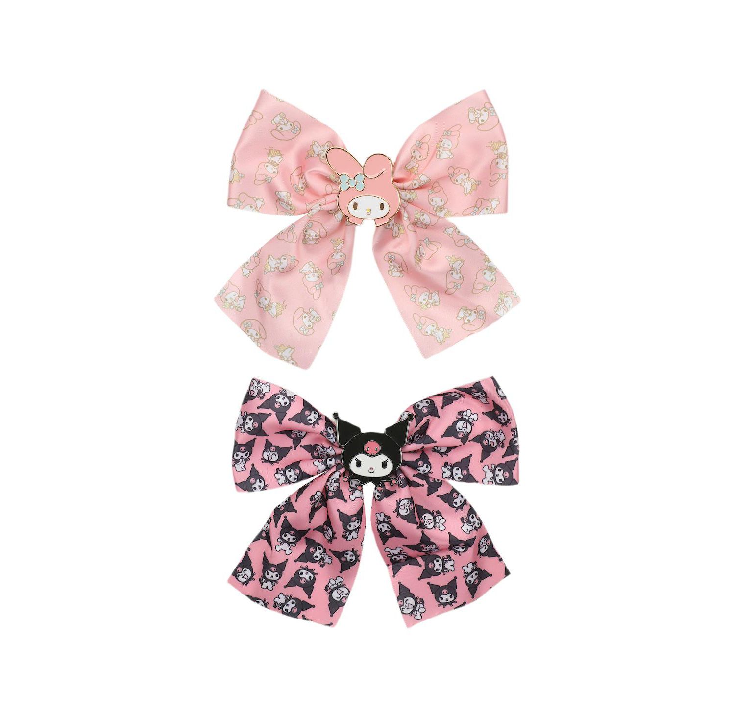 and Kuromi 2-Piece Hair Clip Bows
