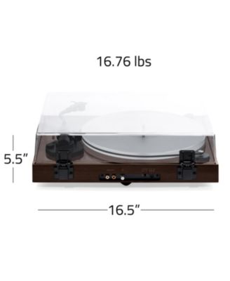 RT85 High-Fidelity Vinyl Turntable with Ortofon 2M Blue Cartridge, Acrylic Platter, Speed Control, and Vibration Isolation