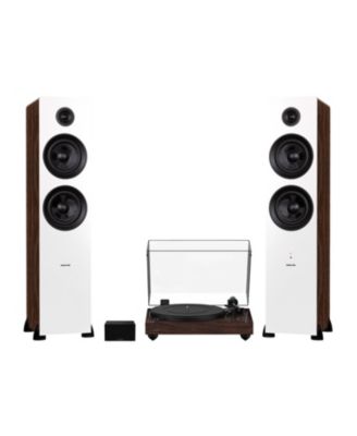 RT82 Turntable, PA10 Phono Preamp, Ai81 Powered Speakers, Ortofon OM10 Cartridge, 150W Class D Amplifier, Bluetooth