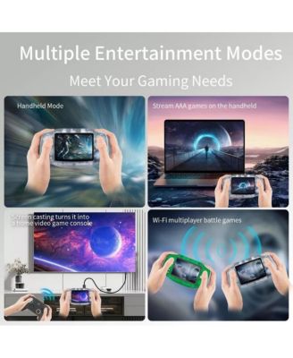 Retro Handheld Game Console, 3.4 Inch IPS Screen, 64GB Storage, 5532 Pre-Installed Games, WiFi, HDMI