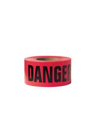 84-246 Danger Tape - Red 1000 Foot X 3-inch