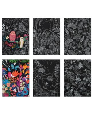 Scratch Art: Paper Pad - Owl & Moon