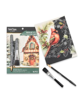 Scratch Art: Paper Pad - Home for the Holidays