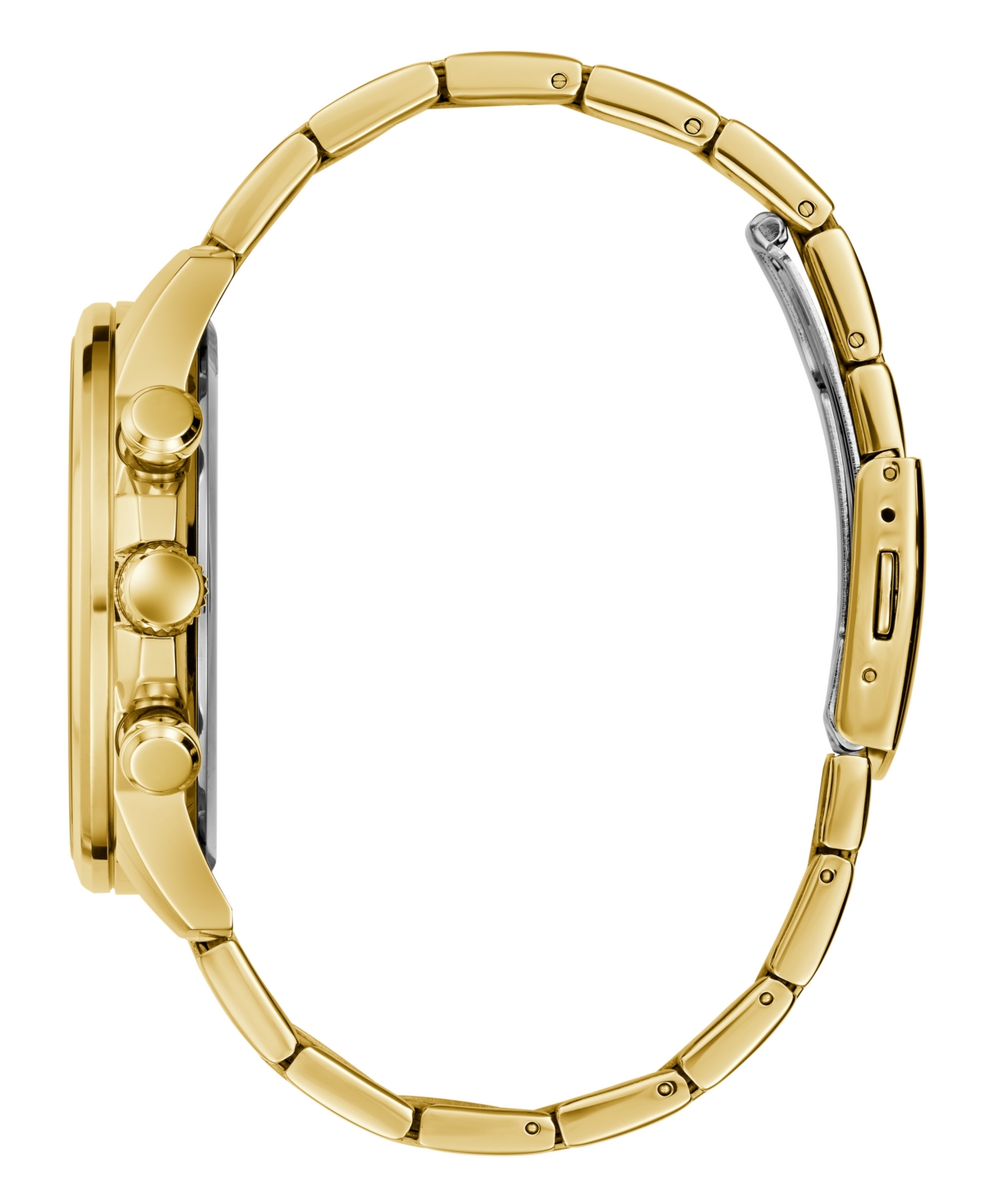 Guess Men's Multifunction Gold Tone Stainless Steel Watch, 44mm