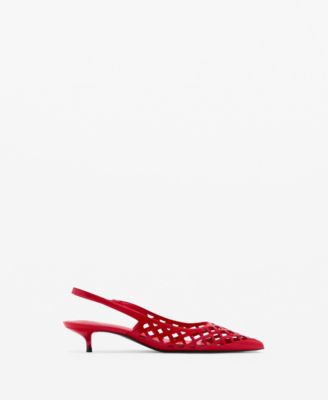 Women's Die-Cut Kitten Shoes