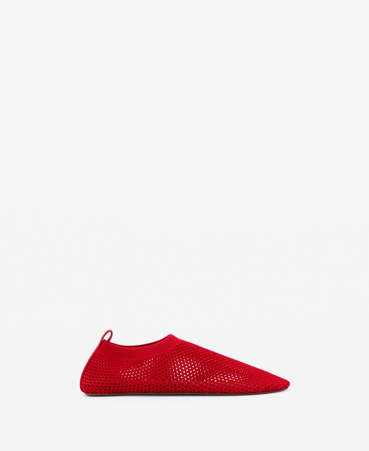 Mango Chaussure En Mesh Doux Rouge - Femme - 41 -  In Red