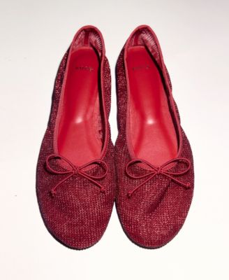 Women's Mesh Bow Ballerina Shoes