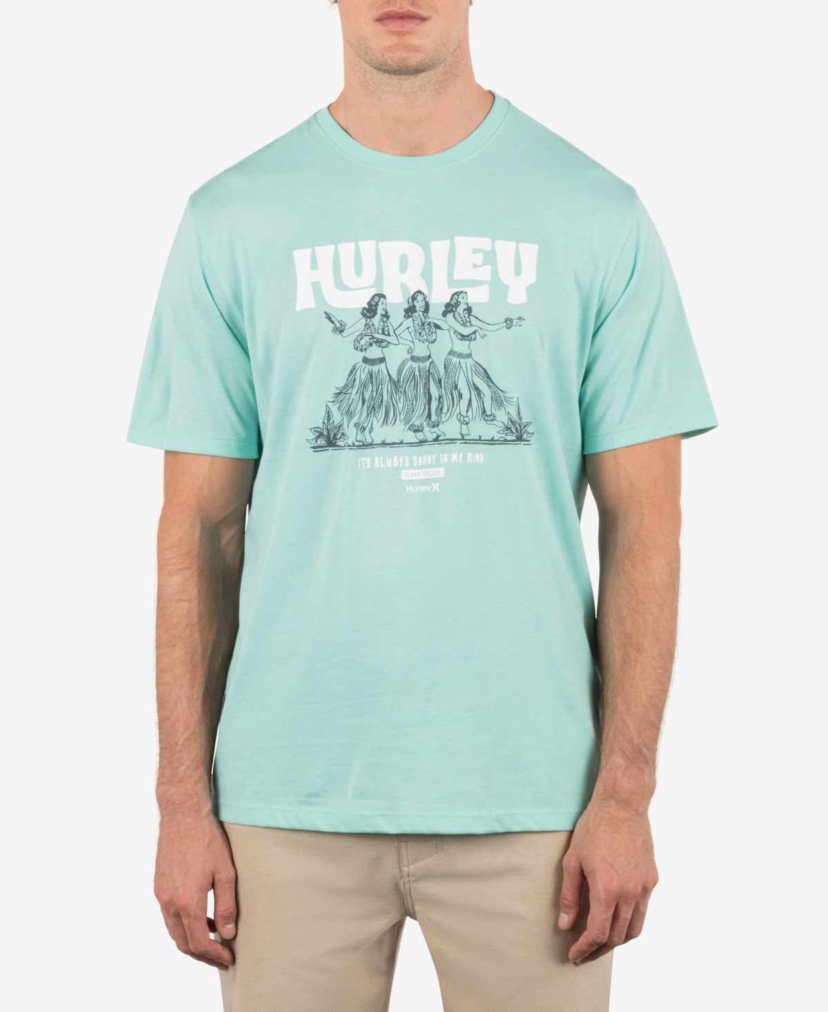 Men's Hula Short Sleeve T-Shirt - Tropical mist