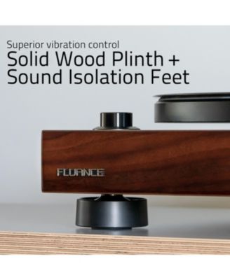 RT81 Elite Belt-Drive Turntable with AT95E Cartridge, Built-in Preamp & MDF Wood Plinth – Vinyl Record Player, Walnut