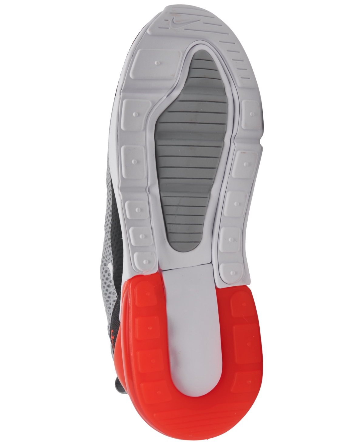 Nike Little Kids' Air Max 270 Casual Shoes In Gray,red,white