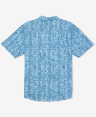 Men's Oao Stretch Print Short Sleeve Shirt