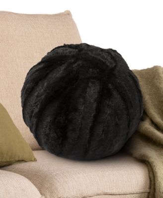 Ultra Soft Ball Decorative Pillow, 10" x 10"