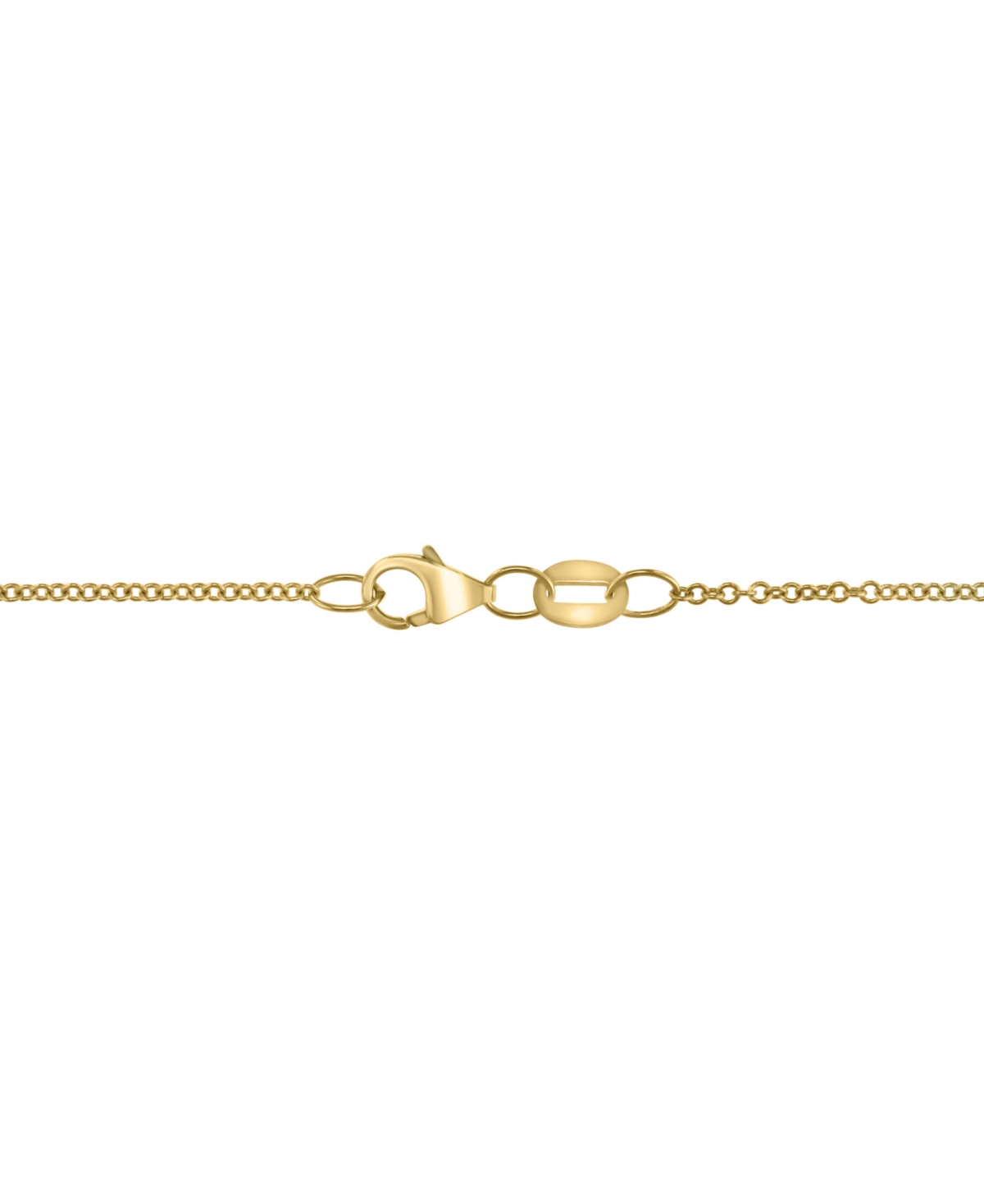 Effy Collection Effy Emerald (1-1/2 Ct. T.w.) & Diamond (1/6 Ct. T.w.) Spiral 18" Pendant Necklace In 14k Gold