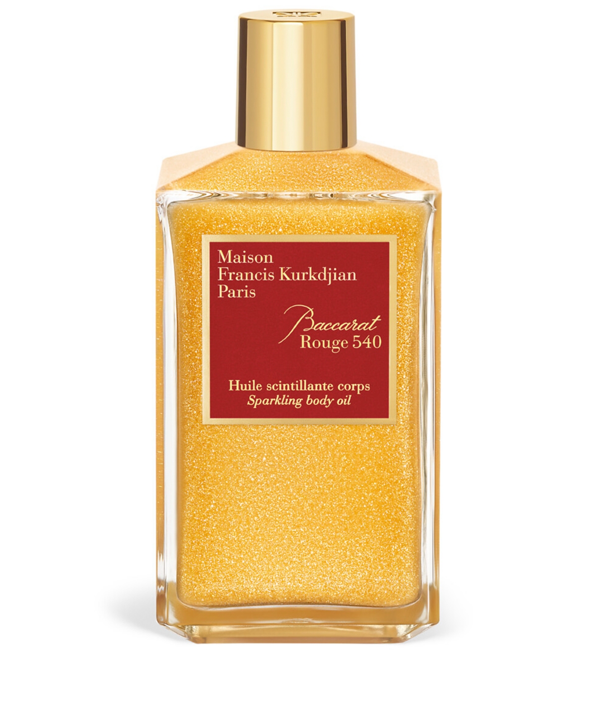 Maison Francis Kurkdjian Baccarat Rouge 540 Sparkling Body Oil, 6.8 Oz. In Transparent