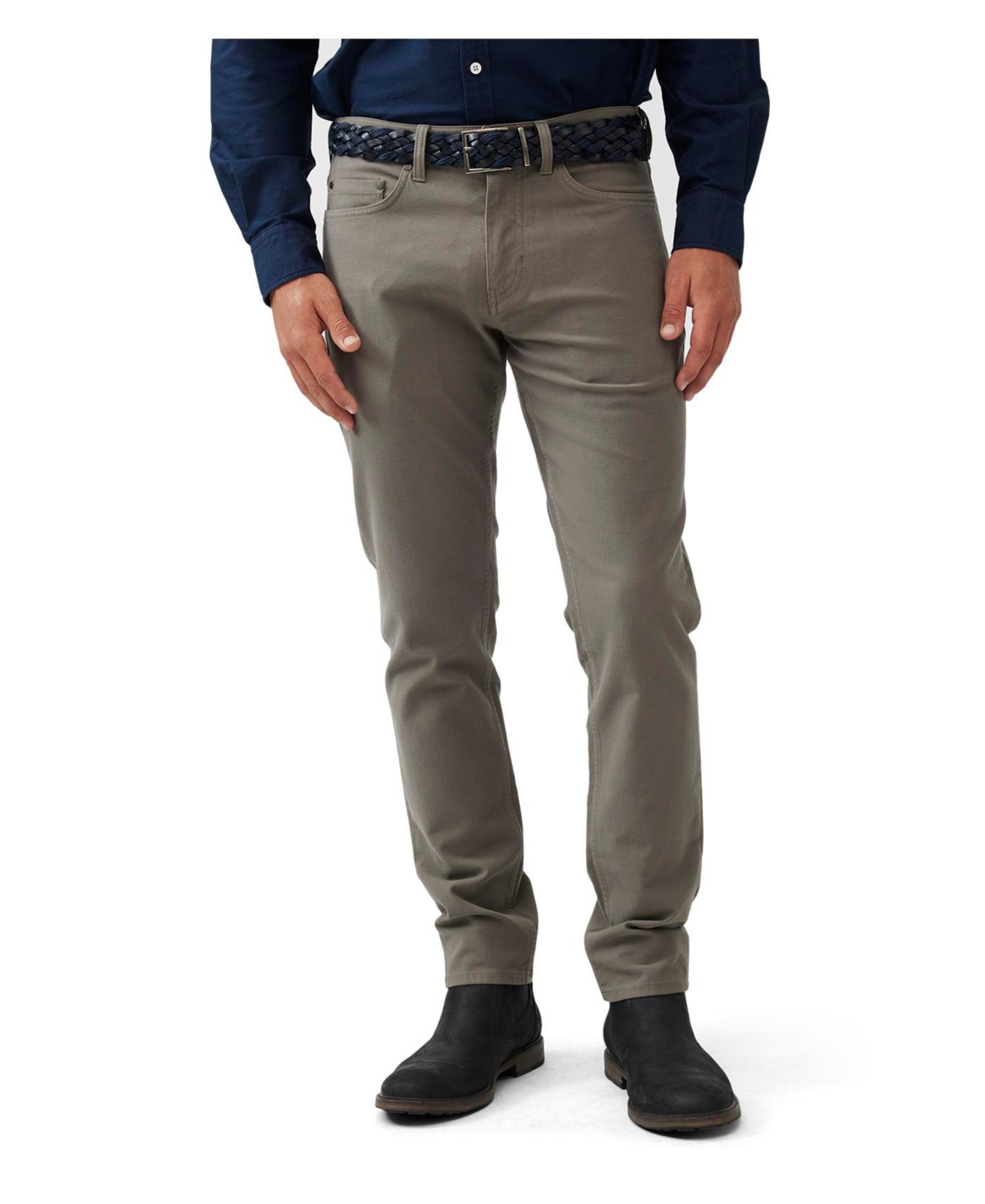 Rodd & Gunn Motion 2 Cotton Stretch Straight Fit Jeans In Green