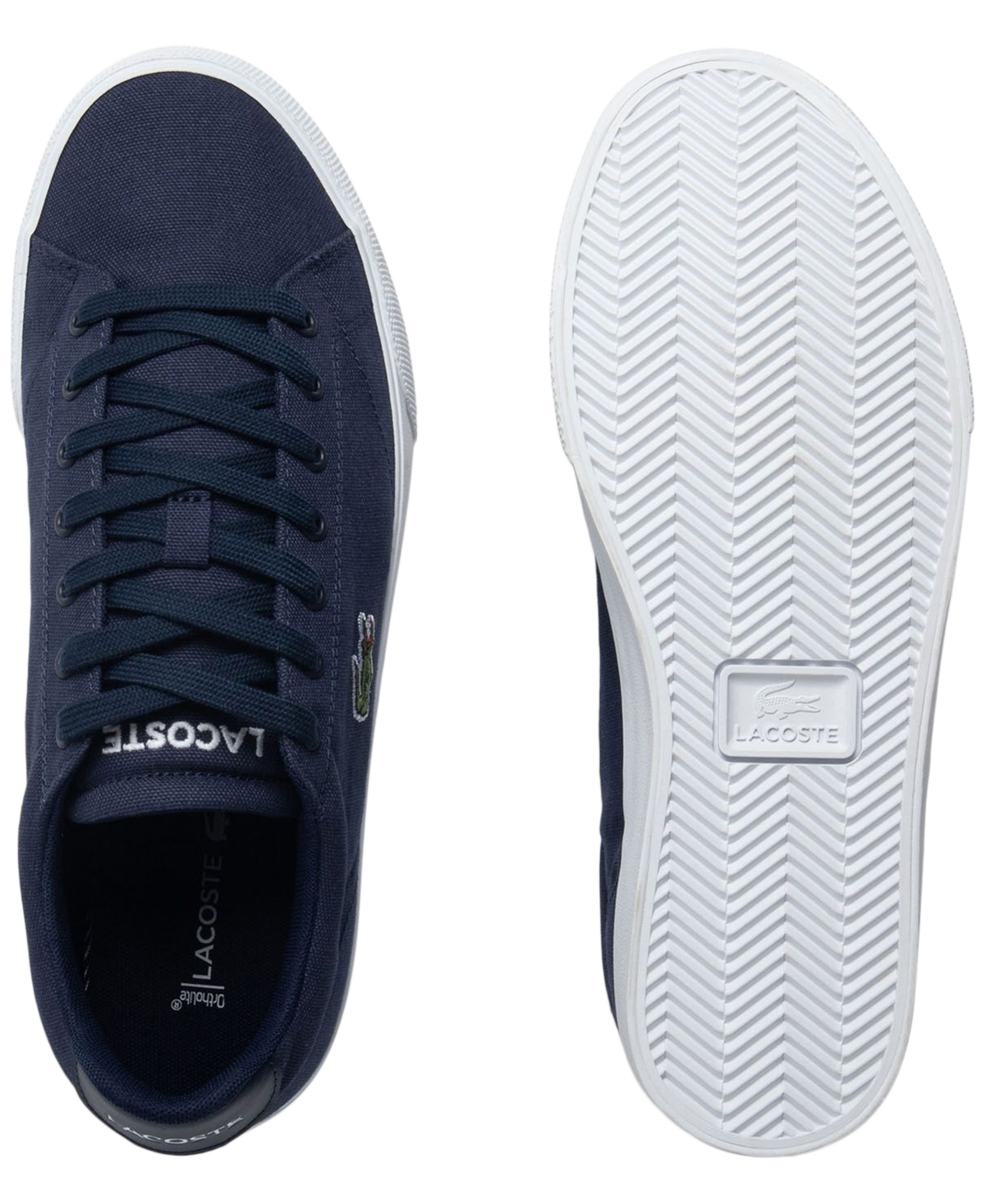 Lacoste Men's Lerond Low-profile Sneaker In Navy,white