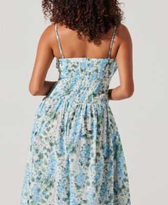 Women's Capria Pleated Midi Dress