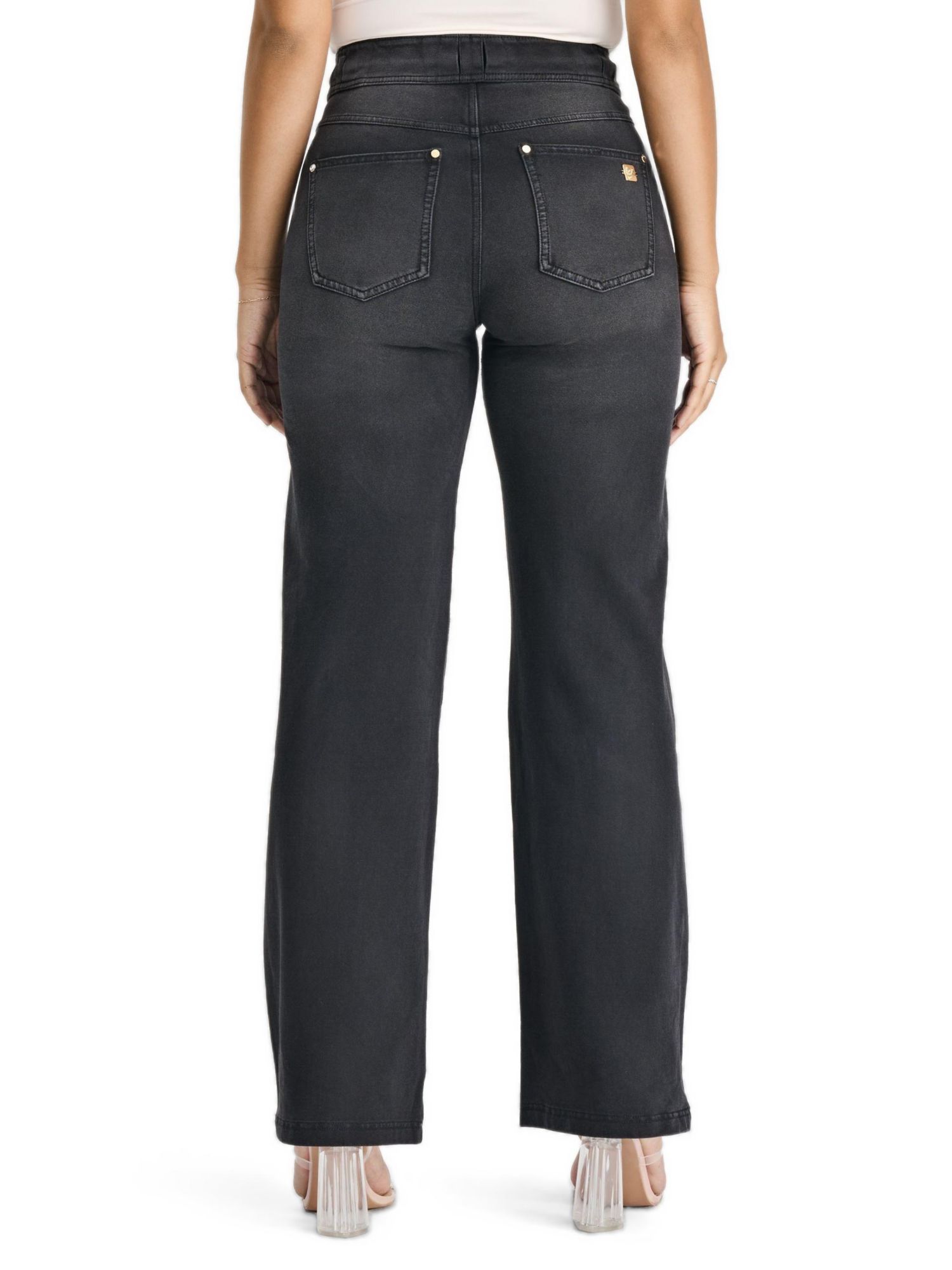 Women's High-Rise Shaping Wide Leg Jeans