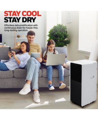 13,500 BTU Slim Portable AC with Fan, Dehumidifier – Cools Up to 660 Sq. Ft., HX4CESAWG0 (10,000 BTU SACC)