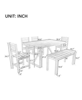 High-quality Acacia Wood Outdoor Table and Chair Set, Suitable for Patio, Balcony, Backyard