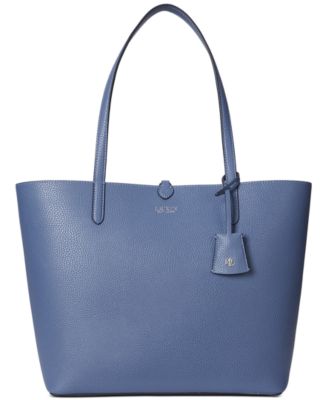 Lauren Ralph Lauren ラルフローレン Pebble Reversible Tote Lauren Ralph Lauren Large Reversible Tote Bag - Macy's