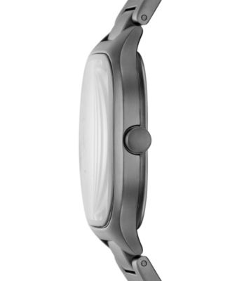 Men's Mellem Quartz Three-Hand Gray Stainless Steel Watch, 40mm