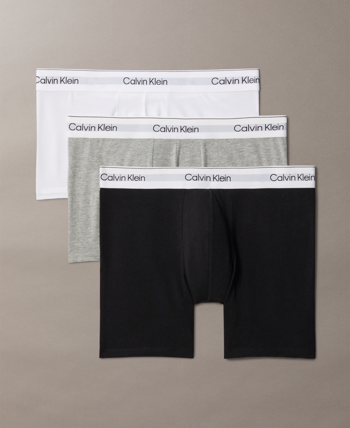 Calvin Klein Men's Icon Cotton Stretch 3-pack Boxer Brief In Black