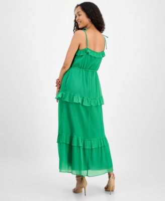 Women's Tie-Strap Maxi Dress