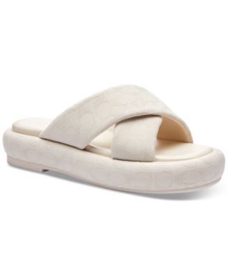 【COACH】ペネロペ クリスクロスサンダル COACH Women's Penelope Crisscross Sandals - Macy's