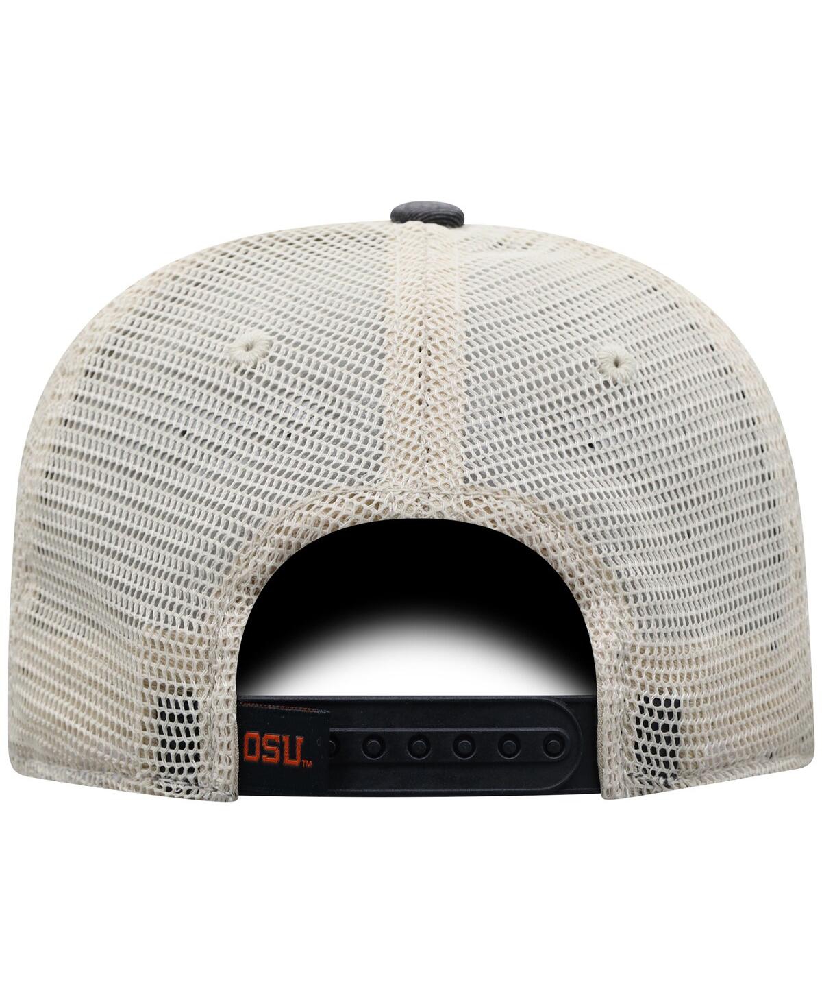 Top Of The World Men's Black/natural Oregon State Beavers Offroad Two-tone Adjustable Hat In Black,natural
