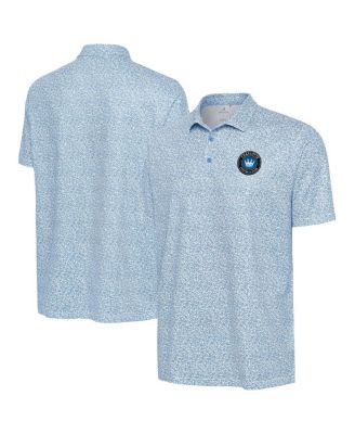 Antigua - Men's&nbsp; White Charlotte FC Field Ditsy Polo