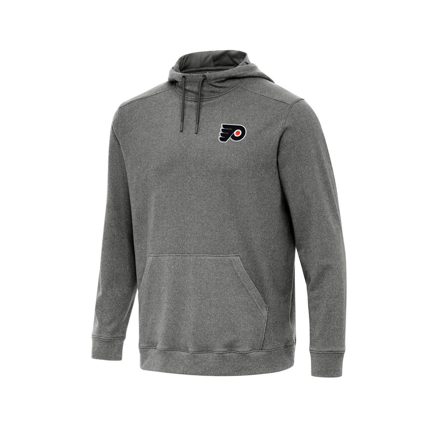 Men's Heather Black Philadelphia Flyers Cloud Pullover Hoodie