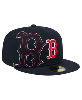 New Era - Men's Navy Boston Red Sox Yarn Stitch 59FIFTY Fitted Hat