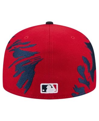 Men's Red/Navy St. Louis Cardinals Retro Pattern 59FIFTY Fitted Hat
